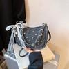 Popular Niche Polka Dot Bag Women's Bag New Versatile Messenger Bag Fashionable Women's Shoulder Armpit Bag