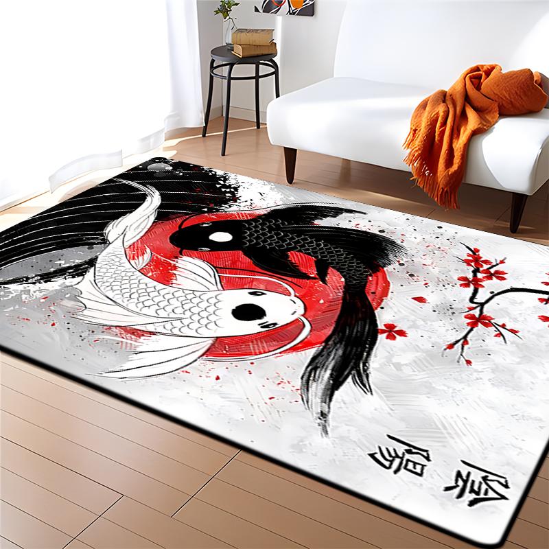 Moderní čínské Tai Chi Bagua Yin Yang Koberec do obývacího pokoje Koberec pro děti Play Home Deco Floor Mats E-sports Židle Koberce