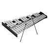 32-Note Xylophone Educational Glockenspiel Wooden Base Solid Aluminum Bars with Mallets Percussion