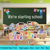 Back To School Classroom Decor: Kindergarten & Primary Opening Ceremony Photo Props