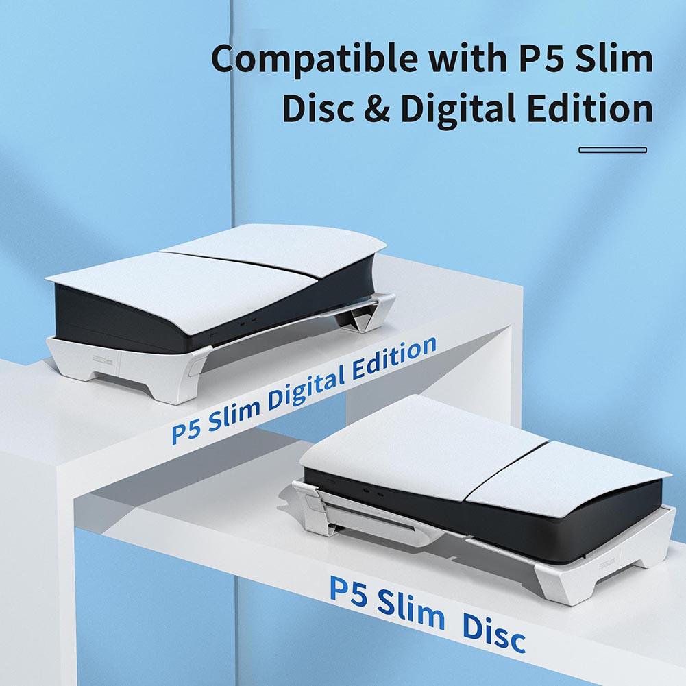 Customized Cooling Bracket For PS5 SLIM Disc Digital Horizontal Heightened Console Cooling Holder or PlayStation5 SLIM Accessory