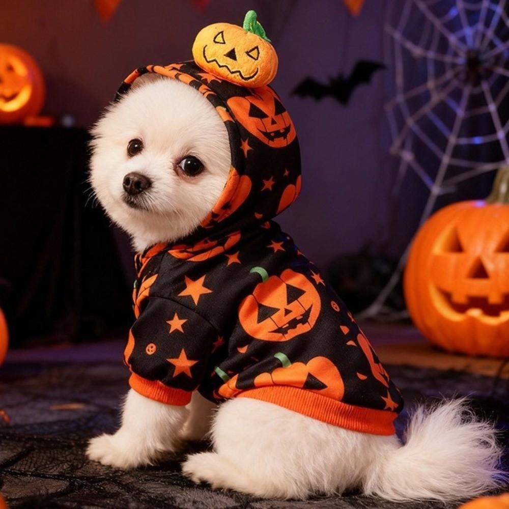 Stretchy Halloween Pet Clothes Soft Dog Cat Costume Cute Pet Cosplay Outfit Halloween