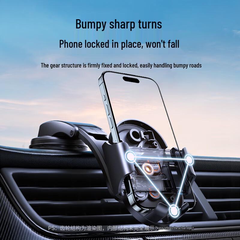 Lulian Retractable Car Phone Holder