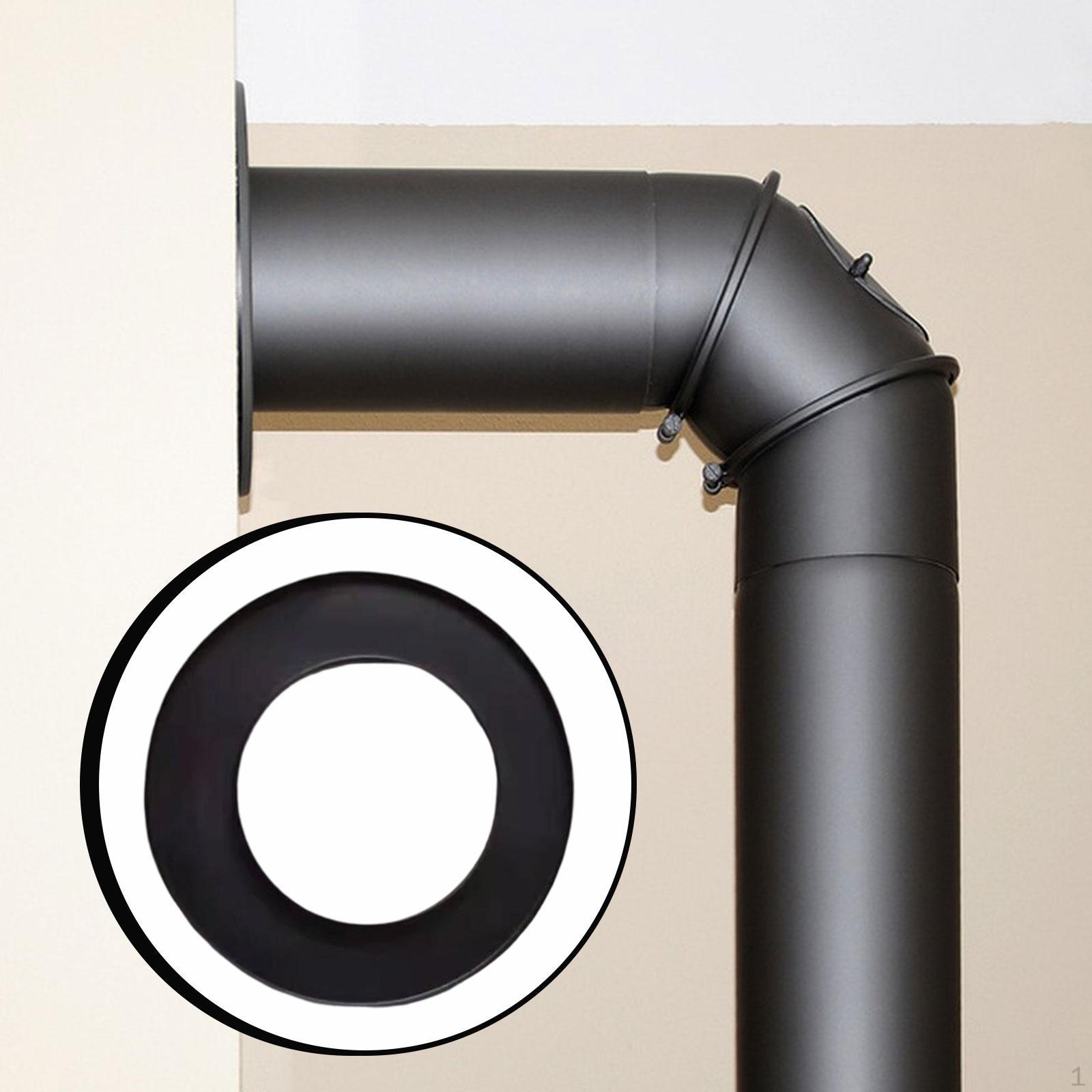 

Pipe Trim Rosette Heat Resistant Fireplace, Household Accessories ,Cast Iron, 10.5cm