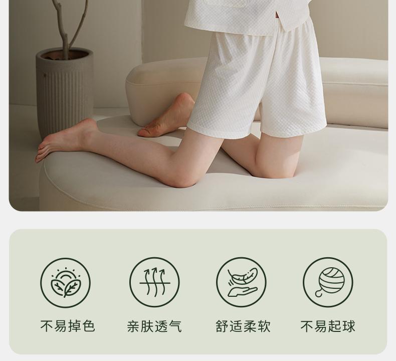 Xuan Liang Sleepwear Women's Summer Pure Cotton Short Sleeved Shorts New Casual Simple White Large Home Furnishing Set