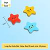 Magnetic Blackboard Stickers: Kids' Reward Magnets with Cartoon Stars, Flowers, and Smileys for Home & Classroom Whiteboards