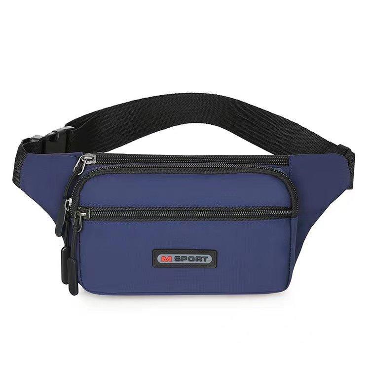 Multifunctional Simple Fanny Pack Men's Cashier Change Bag High-quality Waterproof Nylon Messenger Bag Belt Bag