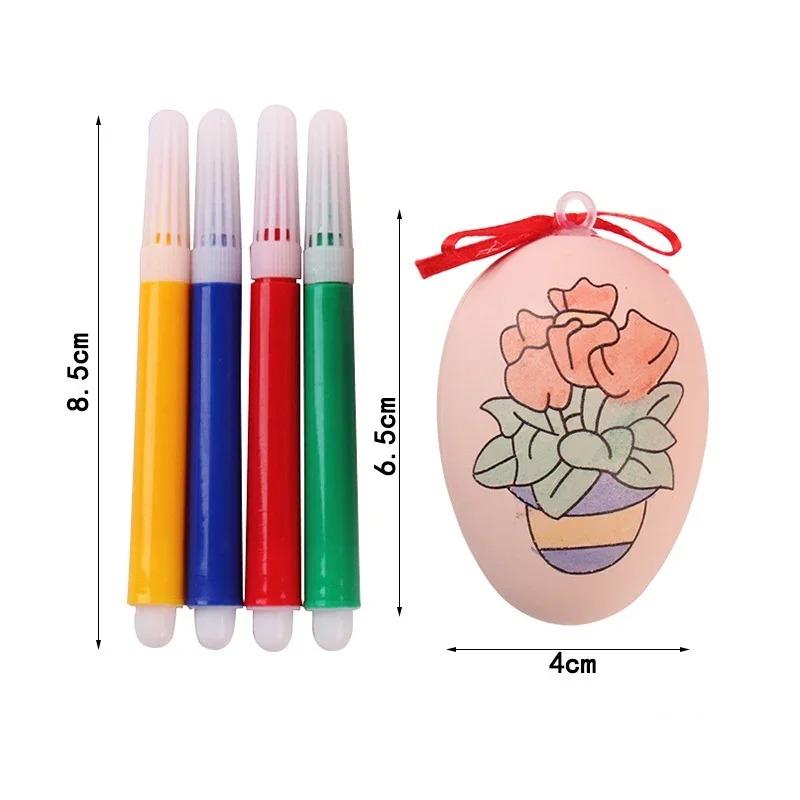 DIY Painting Easter Eggs with Paint Pen Easter Eggs Painting Kit Easter Egg Coloring Craft Kit for Easter Theme Party
