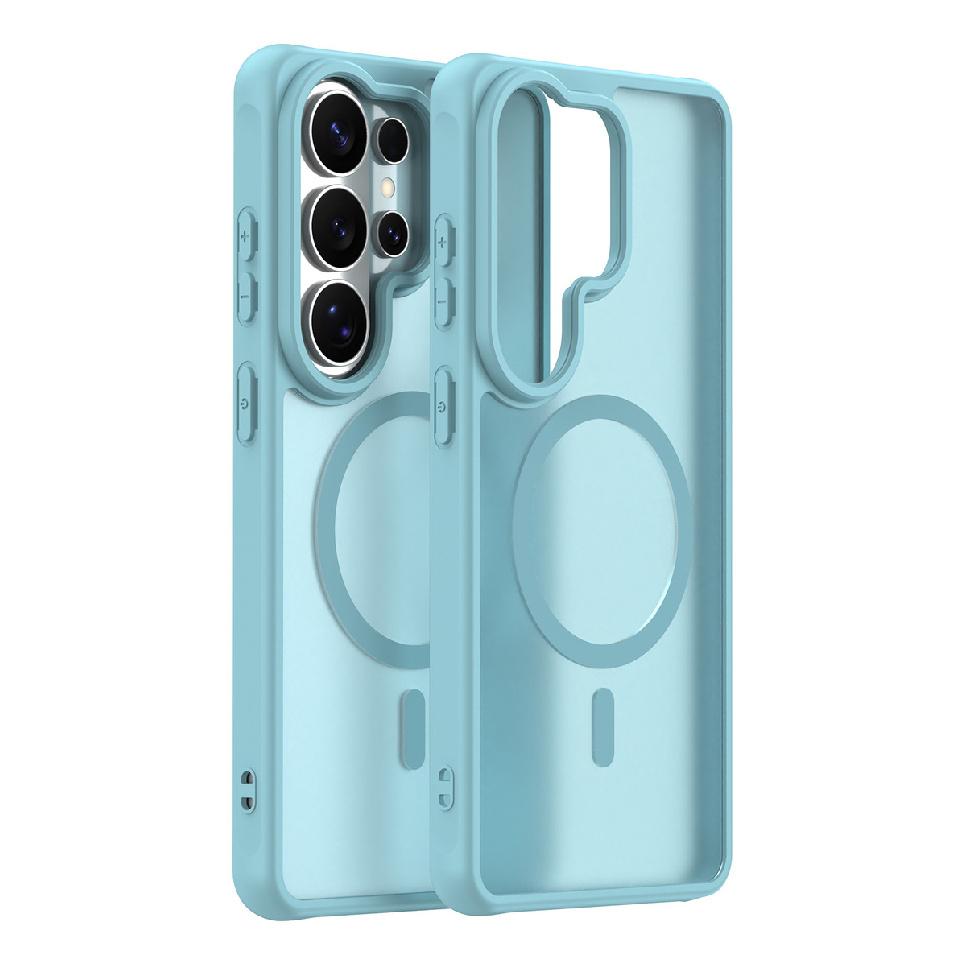 

Magnetic Phone Case For Samsung Galaxy S26 Ultra,strong Magnetic Shockproof Hybrid Phone Cover аквамарин