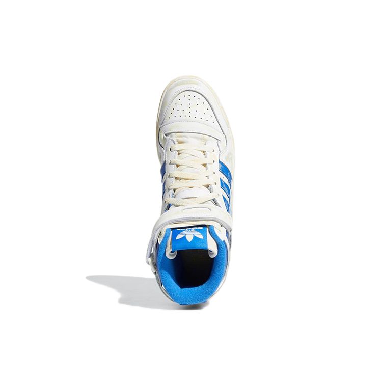 Adidas Forum 84 High Worn Blue Unisex Sneakers White Footwear-White GZ6467
