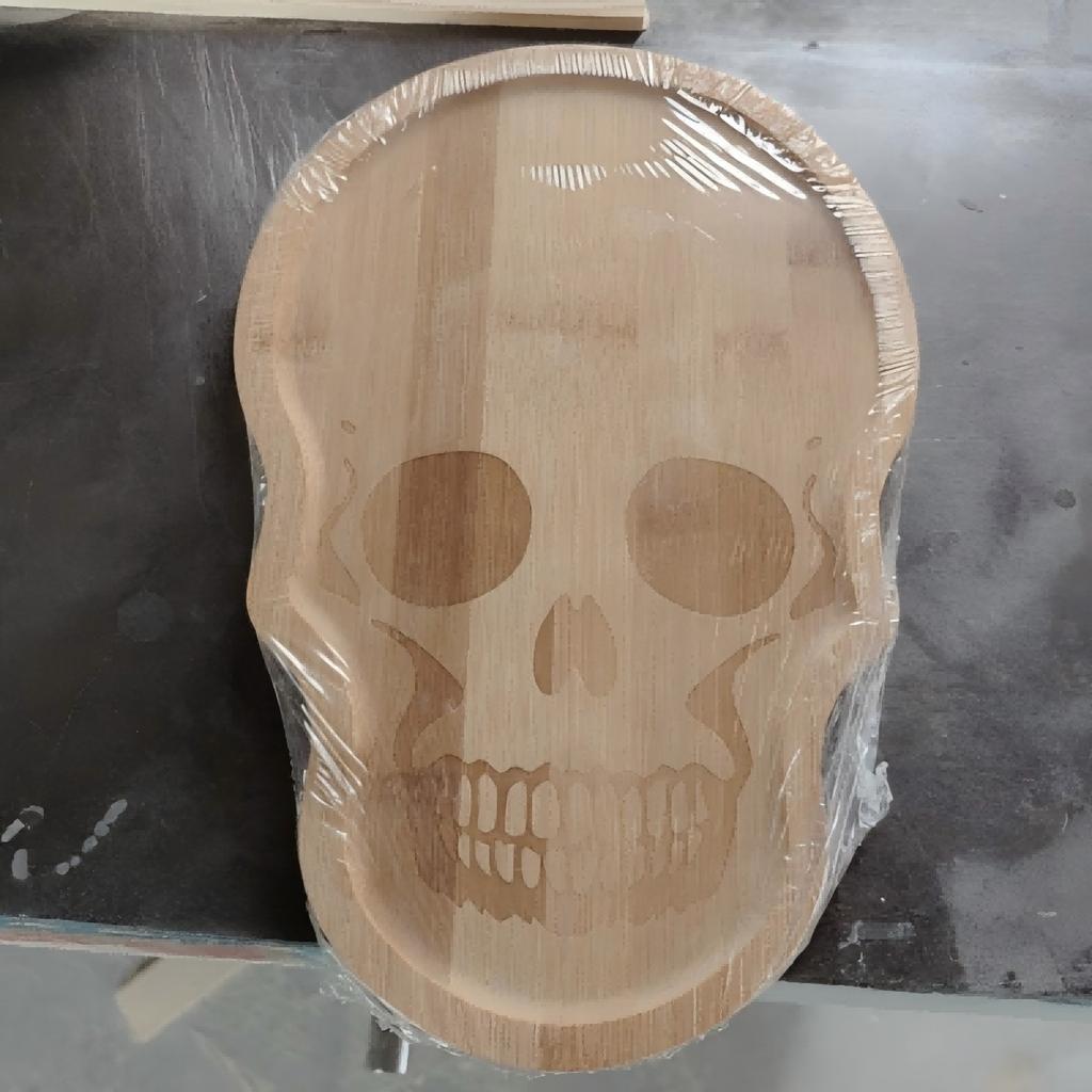 Halloween Holztablett Tablett Käse Käsebrett Weihnachtsfeier Lustiges Dekotablett