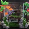 Moss Rockery Shape Decoration Landscaping Resin Aquarium Rockery Fish Tank Ornaments  Table