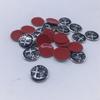 5pcs 11mm 14mm 15mm 15color For Alfa Romeo Stickers Mito 159 147 156 Giulietta Giulia F1 Stelvio Volante GT Car Key Emblem