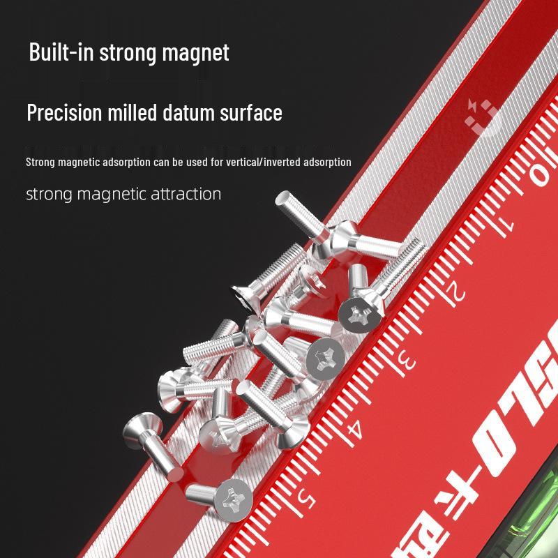 High-Precision Digital Display Spirit Level with Magnet and Multi-Function Slope Meter