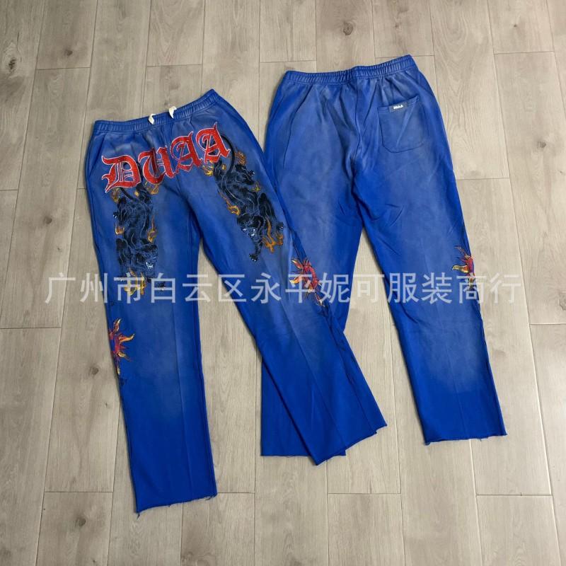 Vintage Washed Hoodie With Rhinestone Embroidery Streetwear Hip Hop Oversized Zip-Up Sweatshirt Men