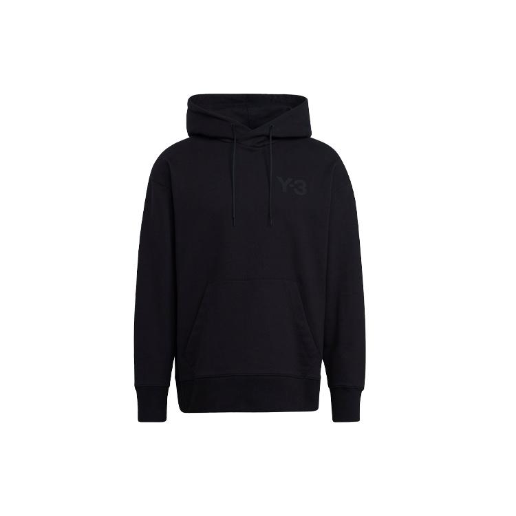 adidas Men s Y-3 Solid Color Cozy Logo Black GV4198 M