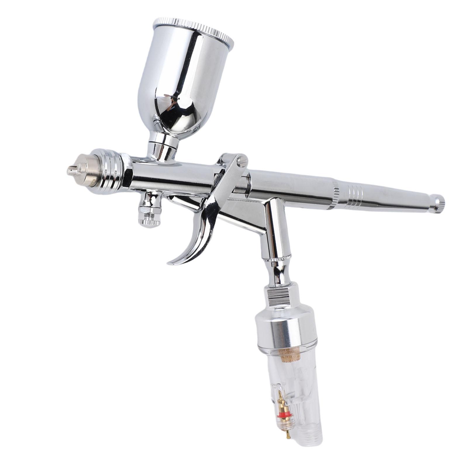 

Airbrush Set Double Action Gravity Feed with 0.3mm Rapid Release Nozzle 15cc Cup Painting Drawing Art Supplies