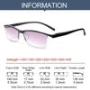 TR90 Reading Glasses for Man and Woman Fashion Business Gradient Color Unisex Eyewear Protection Portable Vintage Eyeglasses
