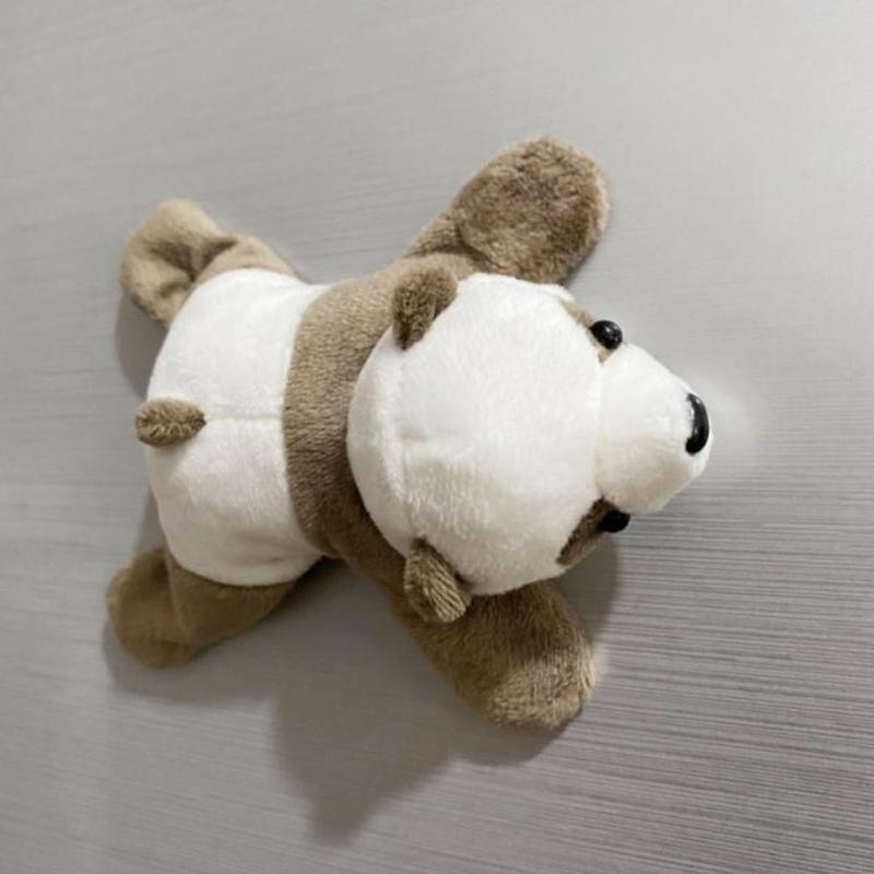 1 Stück Süßer Plüsch-Panda-Magnet für den Kühlschrank Festivalgeschenke für Tourismus Koffer Souveniranhänger