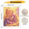 Disney oil painting kit painting art fairy princess bedroom wall decoration handmade diy gift