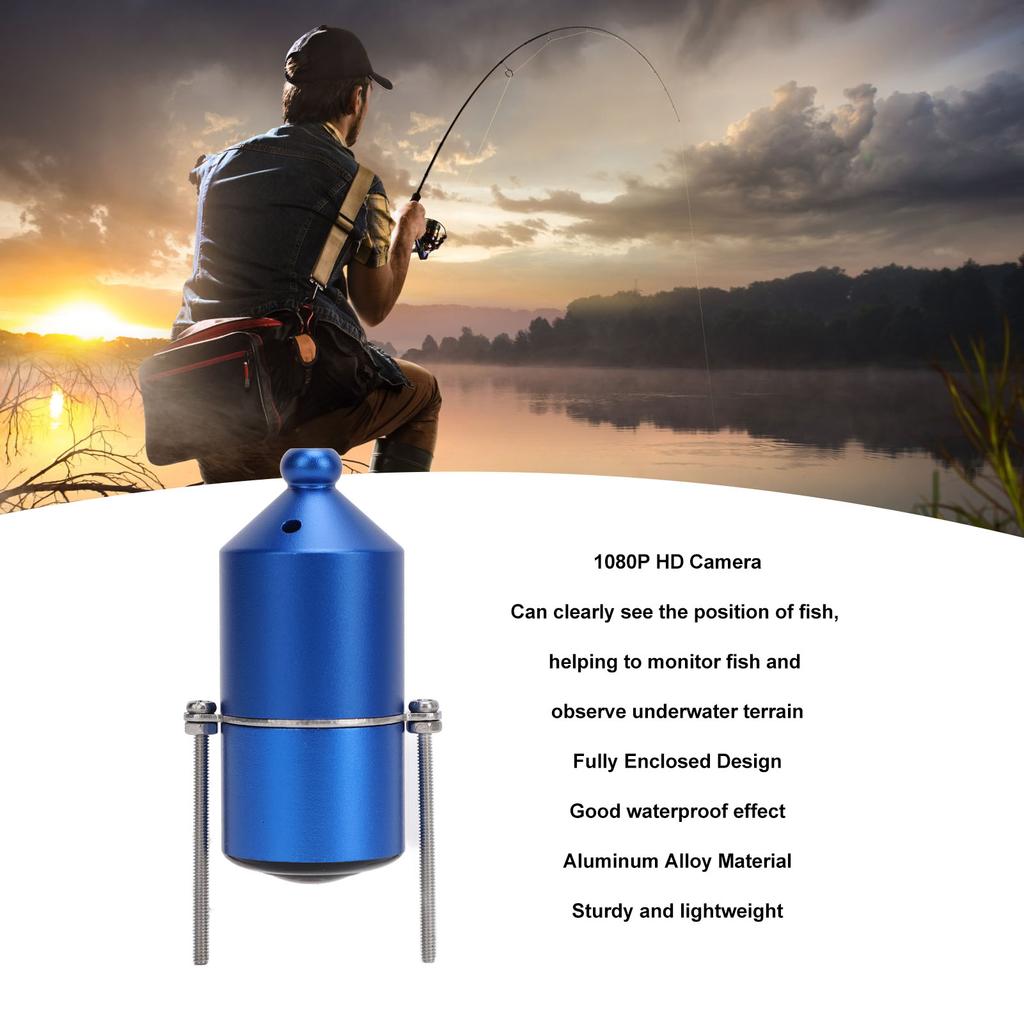 Kamera wędkarska AHD 1080P Wodoodporna Stop aluminium Podwodna kamera do poszukiwania ryb 12V
