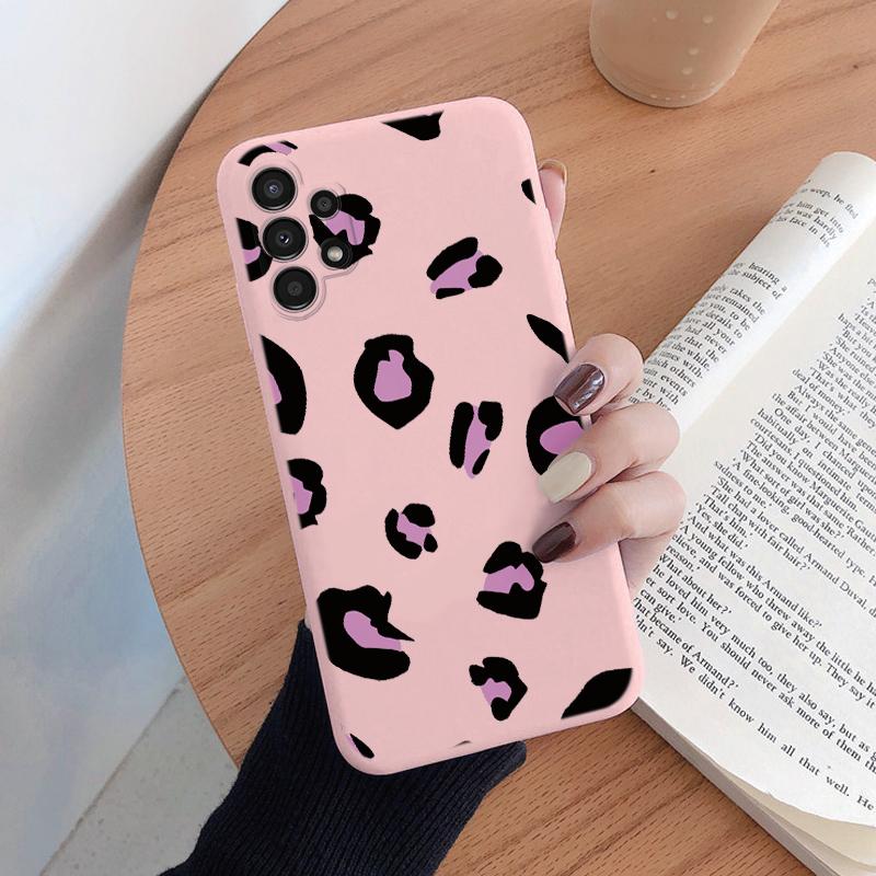 For Samsung Galaxy A13 4G A 13 5G Phone Case Fashion Leopard Print Pattern Soft Silicone Funda For Samsung A36 A15 A25 A35 Cover