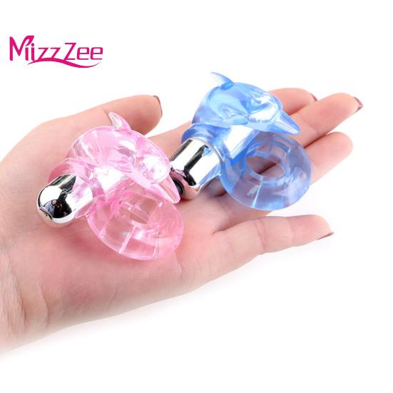Mizz Zee Cock Universal Vibrating Ring Wireless Flirt Lock Delay Ejaculation Ring