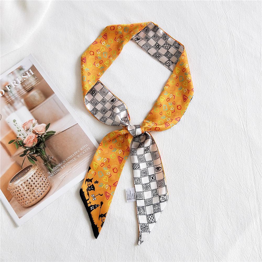 Neue Schals Seidenschals Damen Frühlings- und Herbstsaison Lange dekorative professionelle Schals Sommer Dünne Stile gepaart mit stilvollen Hemden