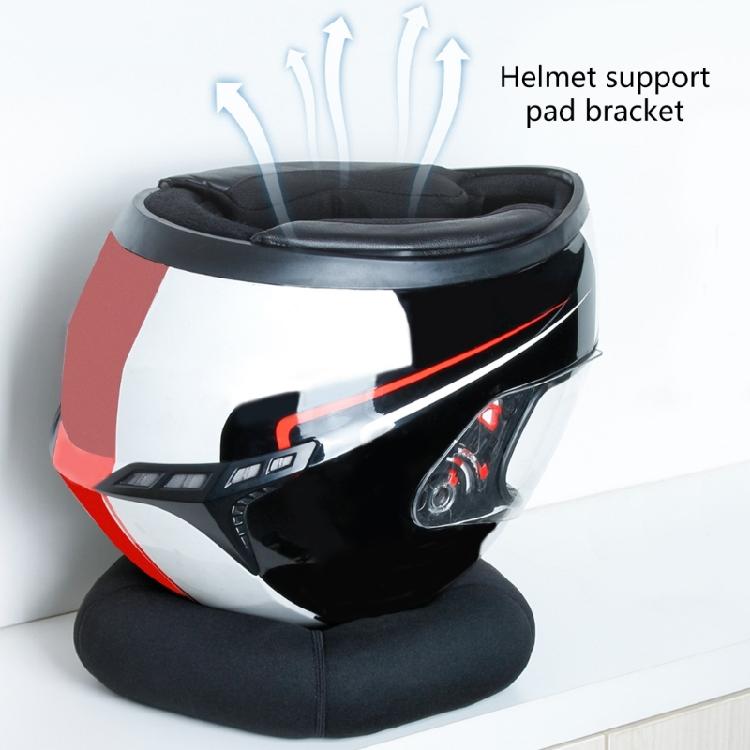 Universeller Helmständer mit Stützpolster für Motorradhelme, atmungsaktives Polster, Displayhalter, tragbare Basisplatte