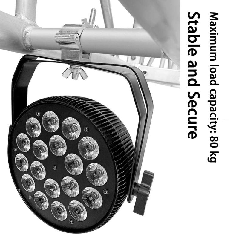 Heavy Type Light Fixture Clamp For 32mm To 35mm Pipe Secure Mounting Aluminum Magnesium Alloys