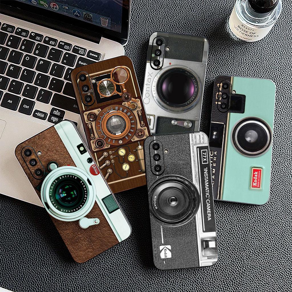 Retro Vintage Camera Casing Phone Cover for Huawei P30 P20 Mate 10 20 Lite Pro Y7 Y8S Y9A Y9 Prime P Smart 2019 Soft Case