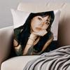 BBeabadoobee Cushion Cover Pillowcase Antidustmite Invisible Zipper Short Plush Sofa Cushion