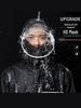 Men's and Women's Reflective Waterproof Raincoat and Pants Set for Riding and Takeaway