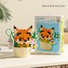 Cartoon Character Micro-blocks Star Belt Lu Kids' Educational Assembly Toys - Blind Box Edition