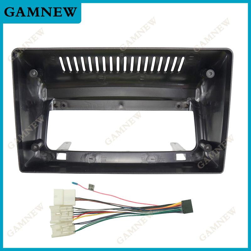 9 Inch Car Frame Fascia Adapter Android Radio Dash Fitting Panel Kit For Toyota Vitz Yaris Echo 1999-2005