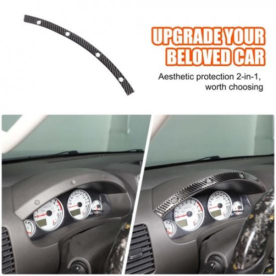 Carbon Fiber Interior Dashboard Trim Cover Sticker For Nissan Frontier 2009-17
