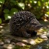 Realistic Hedgehog Home Decor Resin Statue Storage Ornament Waterproof Box for Garden Garden Animal Figurine Indoor Outdoor Landscape Decoration