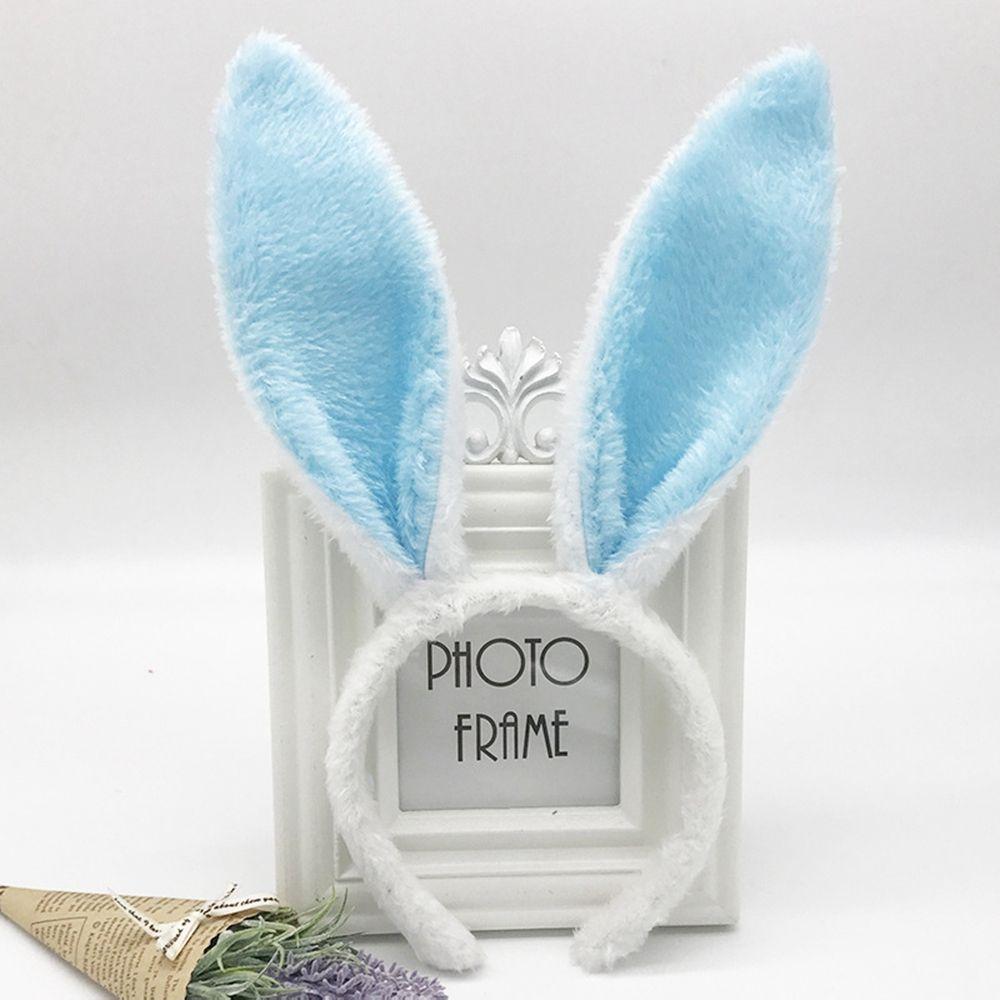 Cute Easter Adult Kids Cute Rabbit Ear Headband Happy Bunny Easter Party Decoration Supplies Easter Party Favor For Kids Gifts