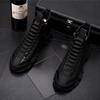 FashionTop Quality Fashion Men's Casual Shoes Leather Platform Boots Men Sneakers Male Man Trending Leisure High Tops Shoes for Men