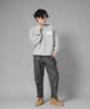 Seinteukeulu Bridgefill Elastic Waist Pants Bwd-324 Gray Black Denim Brs