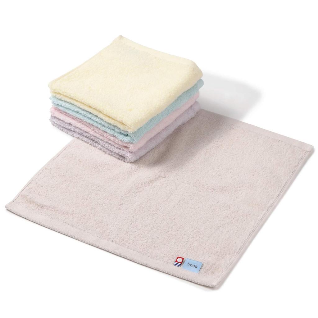 Imaa Imabari Certified Hand Made In Assorted Towels, 5-Piece Set, Hotaka, Thin, Quick-Drying, Absorbent, Japan,