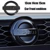 1pcs Old 3D Black ABS 13cm 14cm 15cm Car Front Logo Front Grill Car Front Hood Emblem Sticker Styling Accessories