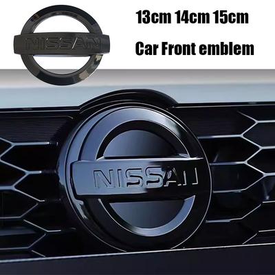 1 unidad antiguo 3D negro ABS 13cm 14cm 15cm Logo frontal del coche Rejilla frontal Pegatina emblema capó delantero Accesorios de estilo