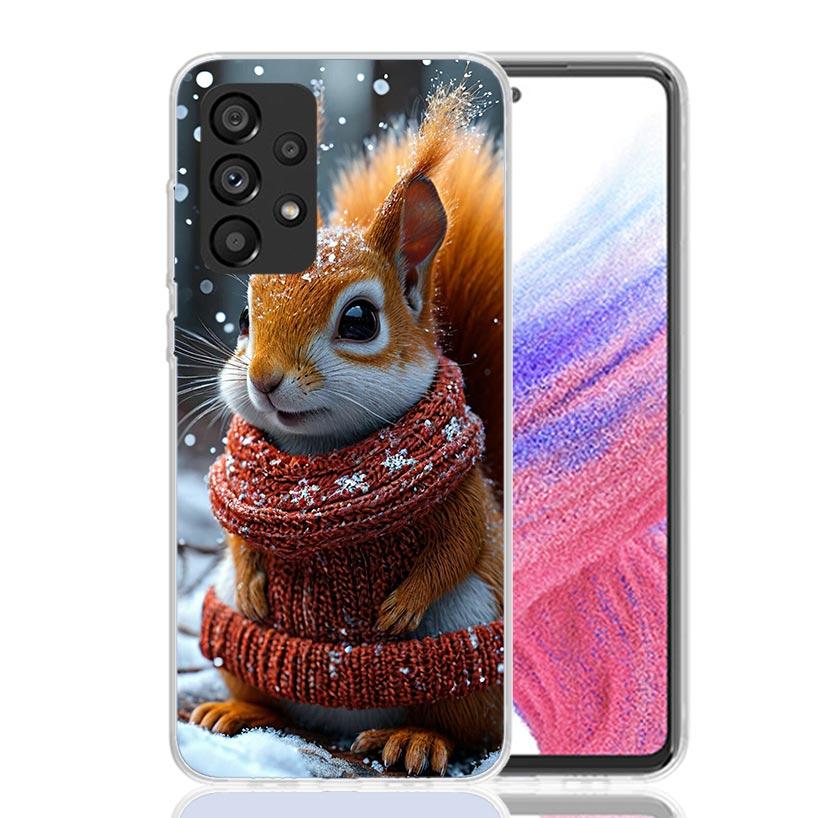 Animal Squirrel Phone Case for Samsung Galaxy A17 A16 A15 A14 A13 A57 A56 A55 A54 A53 A37 A36 A35 A34 A33 A26 A25 A24 A23 Galaxy
