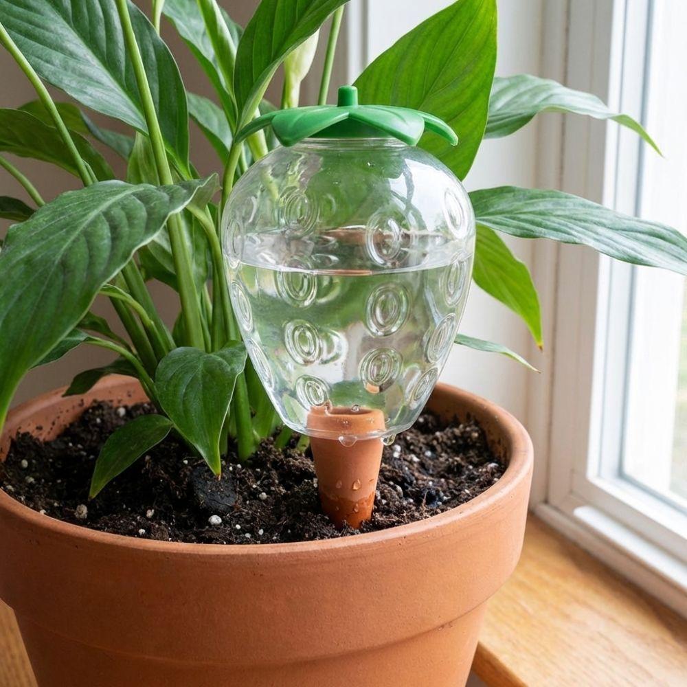 Transparent Potted Watering Artifact Water Conservation Time-Saving Automatic Watering Device Plastic Drip Irrigation System