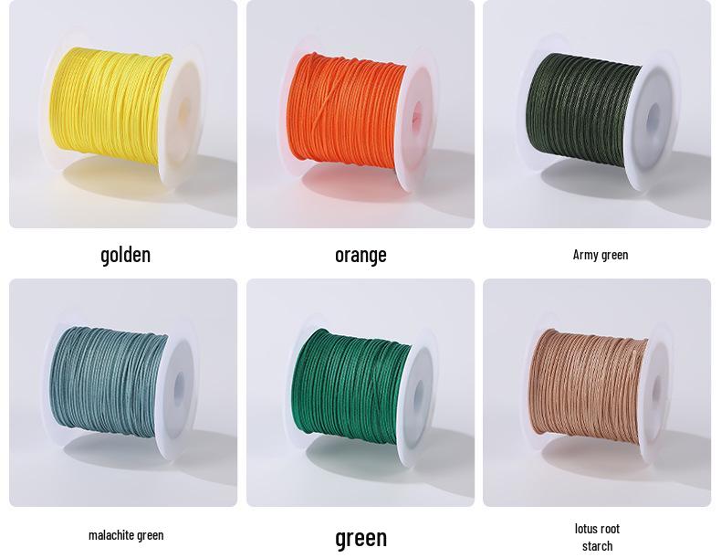 72-Piece Jade Thread Set: 20-Color Braided Cord for DIY Bracelets & Jewelry Making