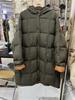 2025 Women's European Style Color Block Hooded Down Jacket - Thickened, Oversized, Plus Size, Mid-Length, Winter Outerwear.