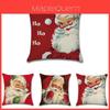 Festive Christmas Pillow Case With Elegant Linen Cushion Cover For Home Decor