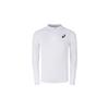 Asics Comfortable Soft Quick-Dry Breathable Lightweight Knitted Pullover Stand Collar Long Sleeve T-Shirt Men Tops White 2041A321-100