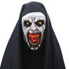 Gruselige Nonnen Horror Maske Valak Erschreckendes Latex Vollkopfdesign Mit Passendem Kopftuch